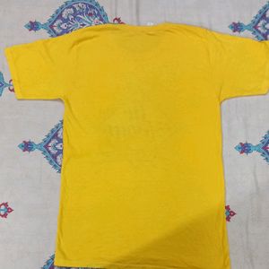 Yellow T Shirt, Size : M