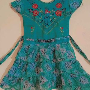 Cute Baby Frock... In Sea Green Color...