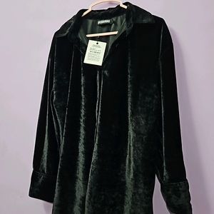 Black Velvet Shirt