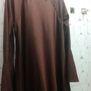 Plain Brown Abaya