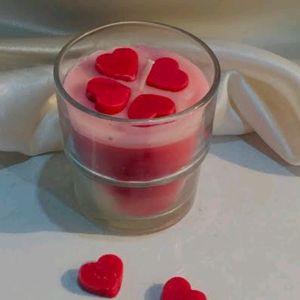 Heart Jar Candle