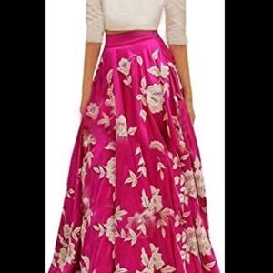 Girl's Full Stitched Designer Silk Lehenga Choli