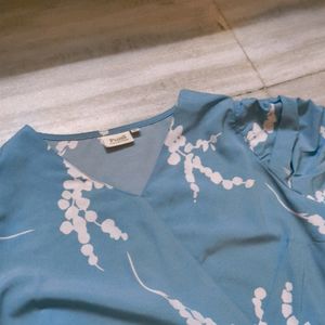 Selling Blue Aline Formal Wear Top