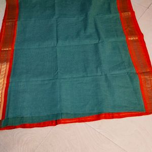 Cotton Silk Pure Gadwal Saree