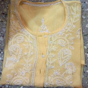 chikankari work kurta