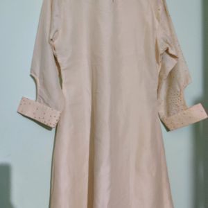 Cream Colour Stylish Kurta