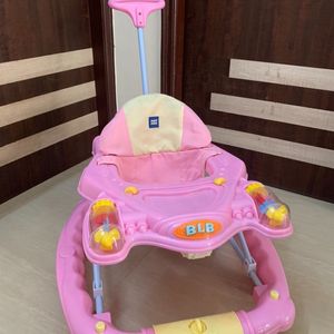 Baby walker-Pink With Package Box