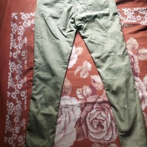 Olive Green Jeans