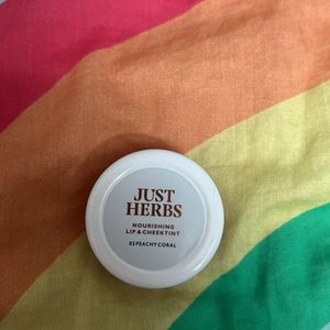 Just herbs Lip And Cheek Tiny-02peachy Coral