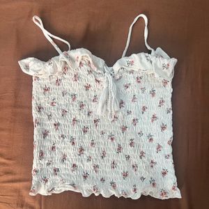 Floral Print Stretchable Top