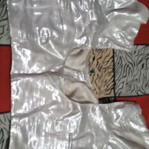 Silver Shiny Blouse