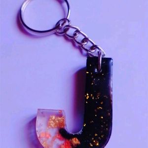 Resin Keychain (Black)