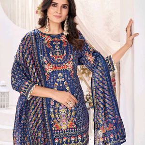 KHAMILI HEAVY FANCY PAIR WITH DUPATTA SET