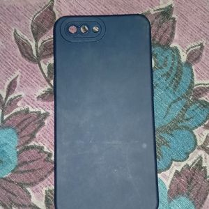 Realme C2 Full Body Back Cover, Plain ,blue