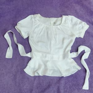 Korean Formal White top