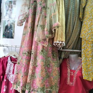 New Standard Pakistani Gown Dress Ne