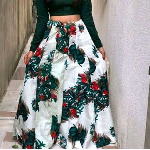 FLORAL SKIRT💗