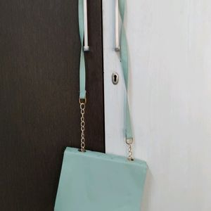 Stylish Turquoise Blue Handbag