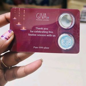 GIVA PURE SILVER COIN