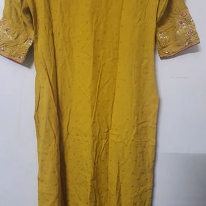 Mustard Kurti