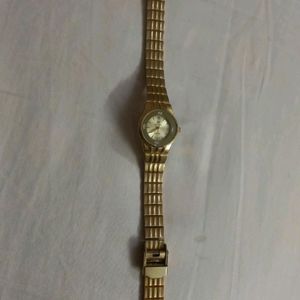 Golden Women's Watch