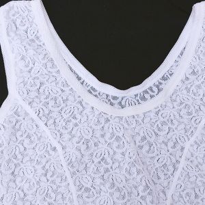 White Net Cami Top.