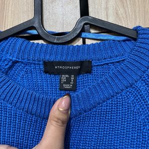 Primark blue Cropped Sweater