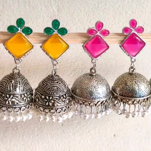 Colourful Jhumka