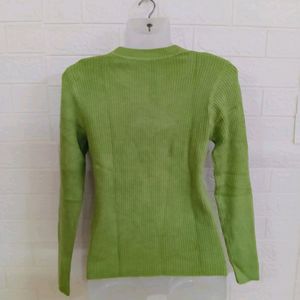 Light Green Woolen Tops