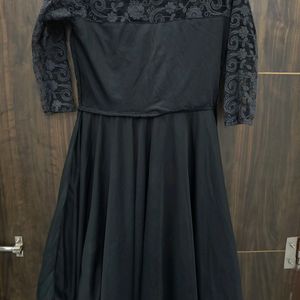 Black Net Frock