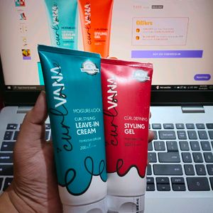 Curlvana Hair Cream And Hair Gel Combo (Seal Pack