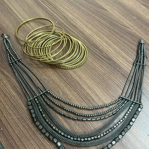 Necklace And Bangles