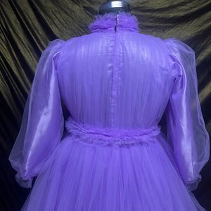 Full Sleeves Designer Gown