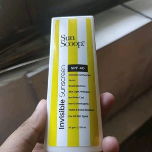 SunScoop Invisible  Sunscreen