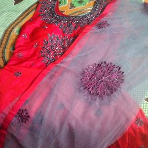 Ethnic Pink Gown