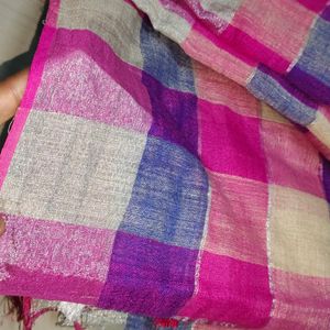 Cotton Silk Multicolor Saree