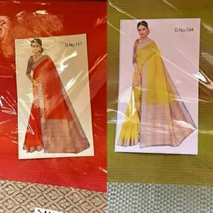 Combo New Saree With Blouse Pis