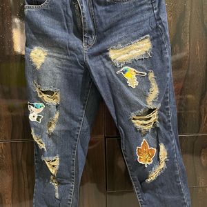 Funky Boyfriend Style Jeans