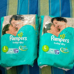 Pampers Diapers (Pack Of 2)