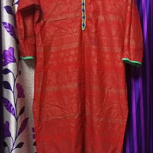 Red kurta