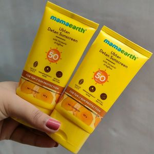 Mamaearth Ubtan Detan Sunscreen Combo