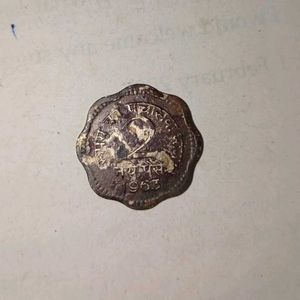 2 Paise Old Rare Coin...