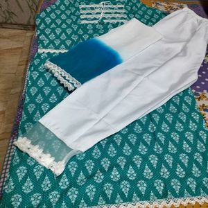 Women New Kurti Trouser Dupatta Set Pack Of 1