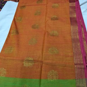 Brand New Chanderi Cotton Saree