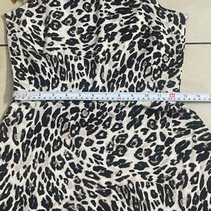 Animal Printed H&M Dress