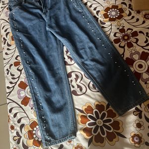 Blue Boyfriend Jeans