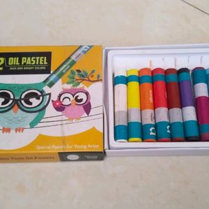 Set Of 12 Oil Pastel Colour