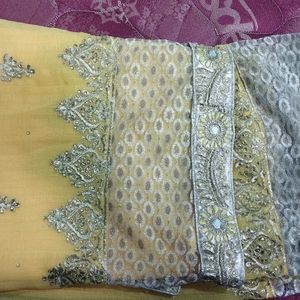 Designer Sarees With Stitched Blouse