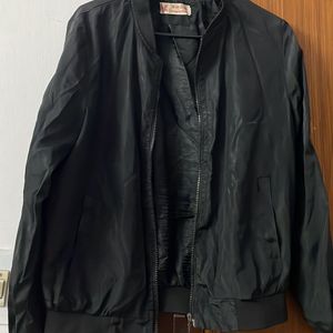 Black Bomber Jacket