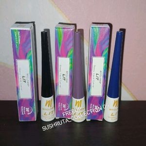 Myglamm LIT Glossy Liquid Eyeliner Combo Of 3